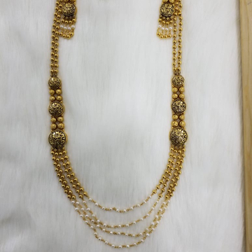 22KT Gold Necklace With pearl Superfect Fetting