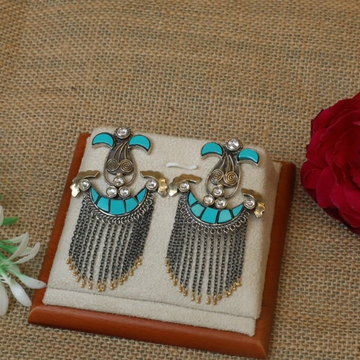 92.5 Silver Turquoise Earring