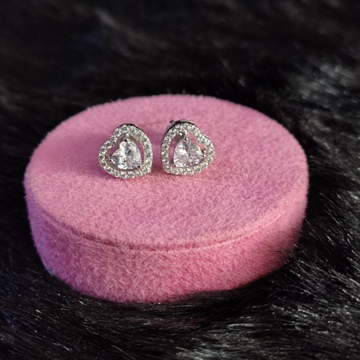 92.5 Sterling Silver Atticus Heart Earrings For Wo...