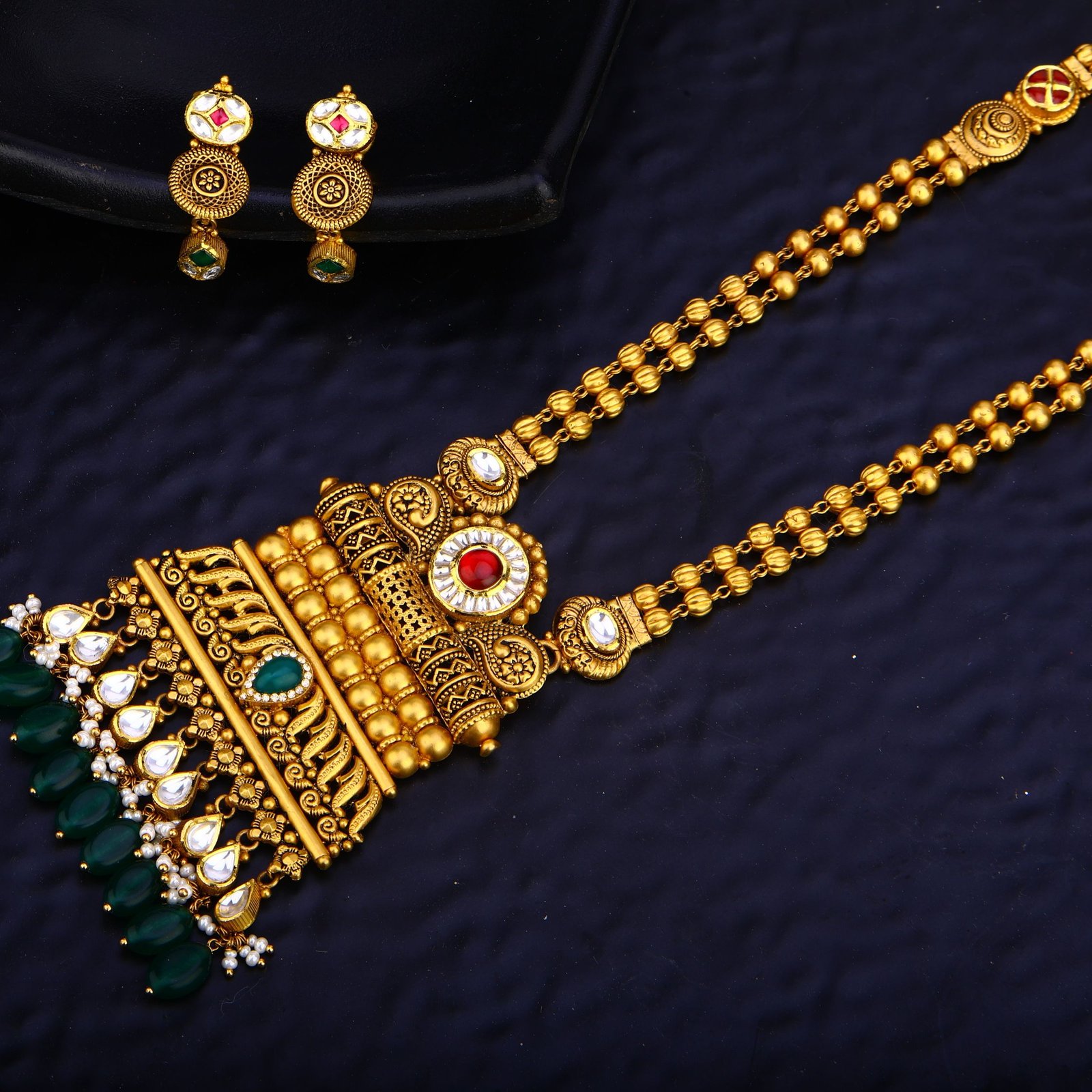 22K Gold Hallmarked Wedding Necklace Set