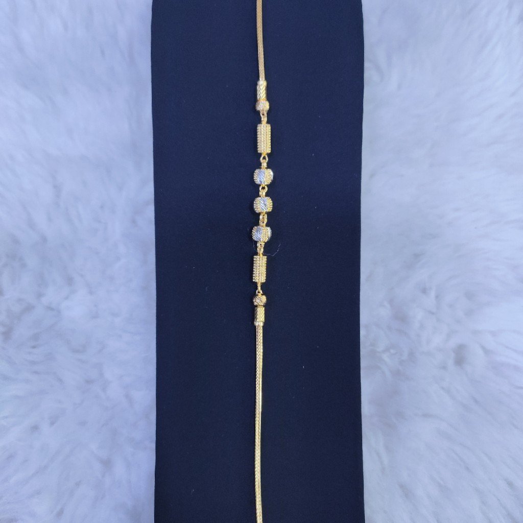 22KT/916 Yellow Gold Fancy Riyana  Bracelet GLU-177