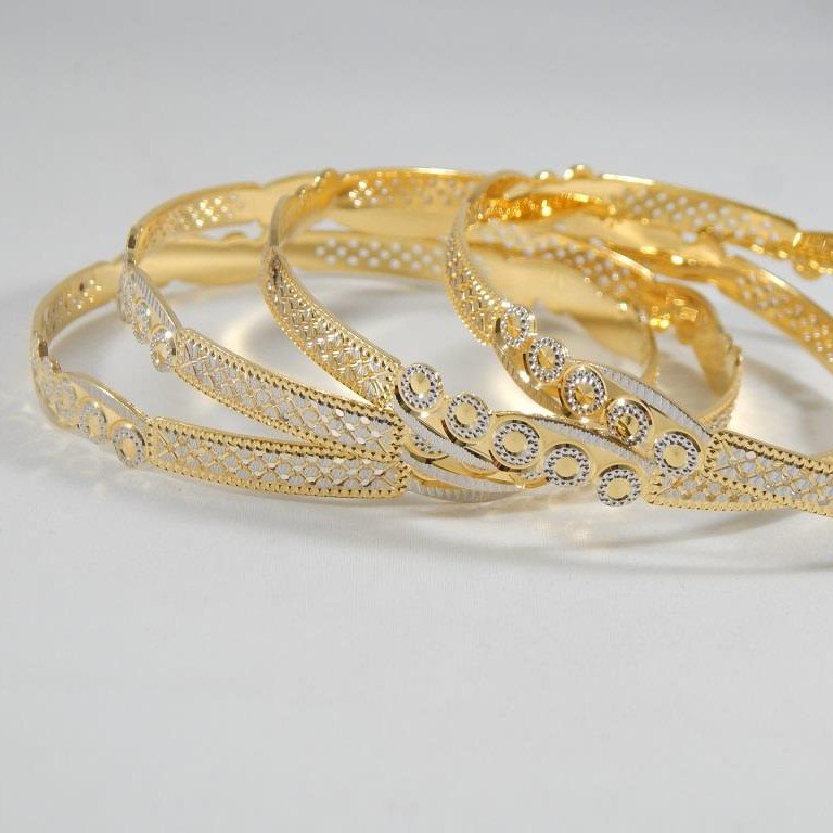 22Kt Yellow Gold The Gracealice Bangles For Women