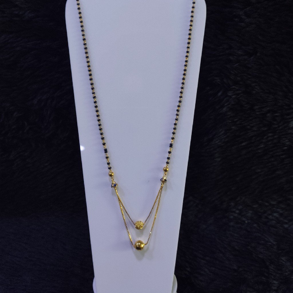 22KT/916 Yellow Gold Krithika Mangalsutra For Women