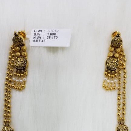 22ct Gold Necklace and Earrings