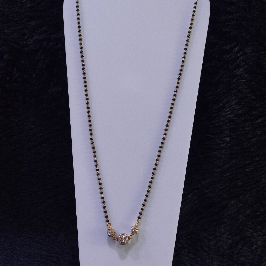 22KT/916 Yellow Gold Vnew Mangalsutra For Women