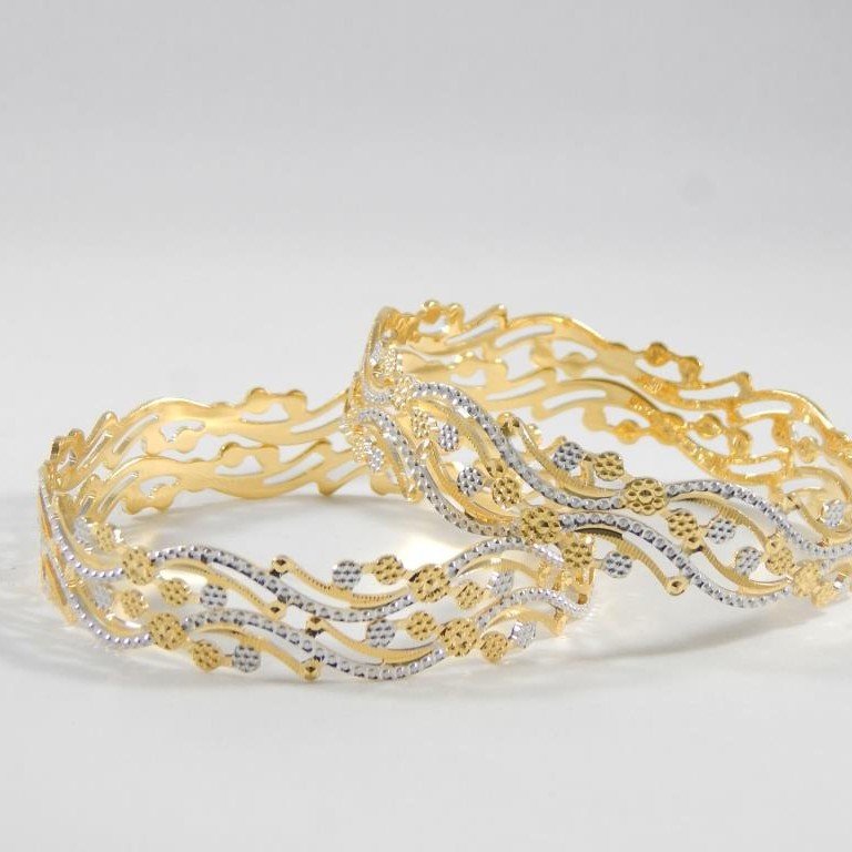 22Kt Yellow Gold The Bliran Bangles For Women