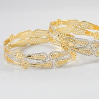 22Kt Yellow Gold Jashan Bangles For Women